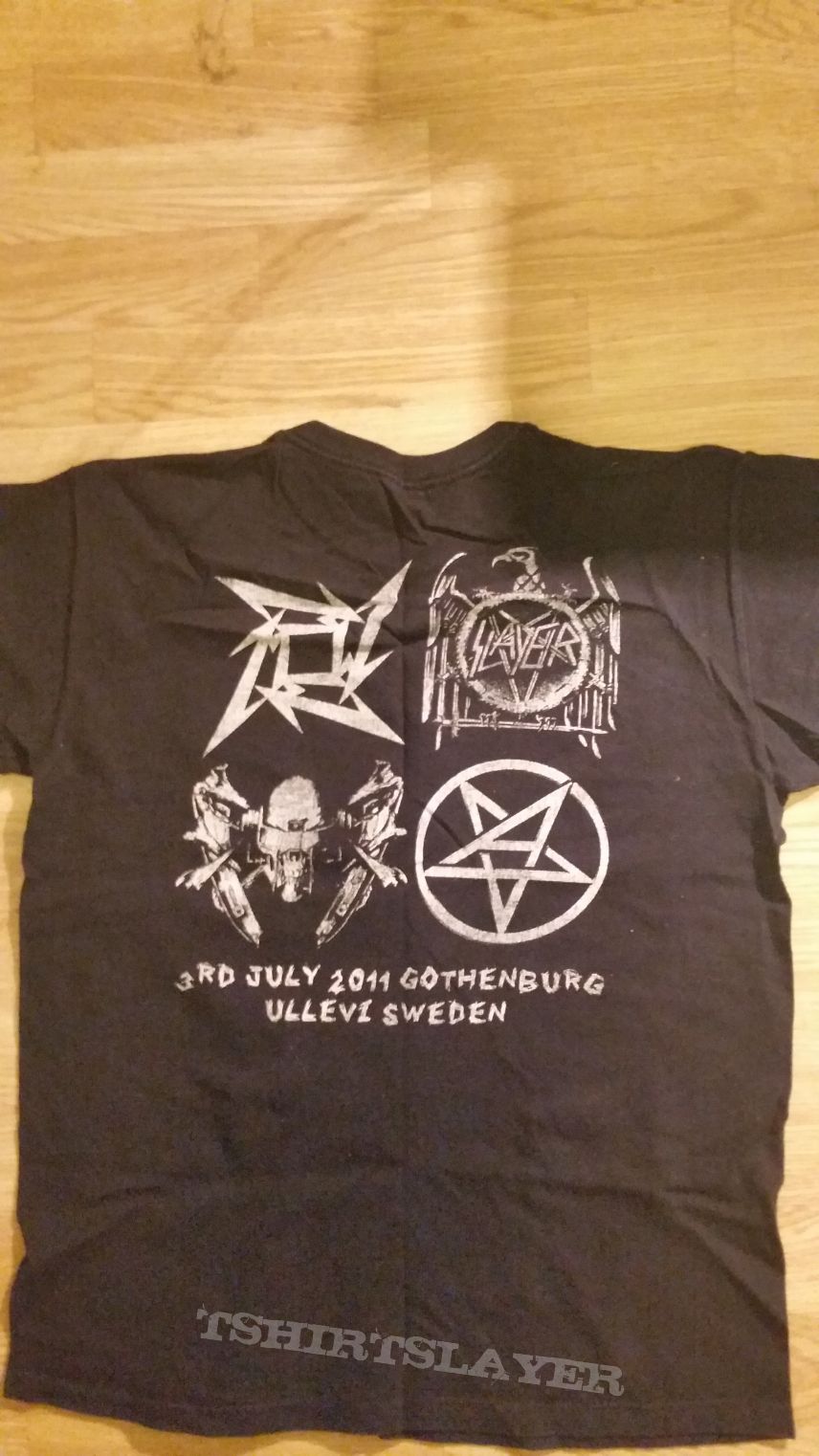 Anthrax The Big 4 Gothenburg Tour Shirt