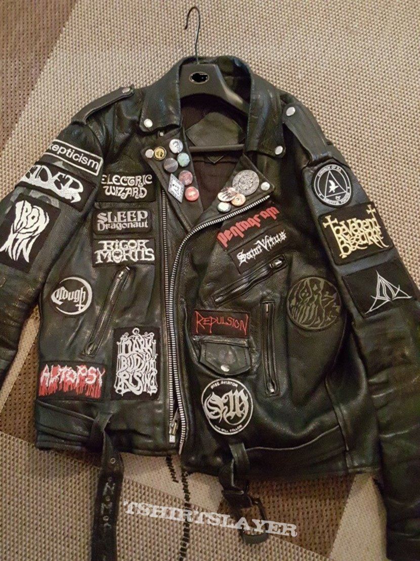 Pallbearer Leather jacket - Front