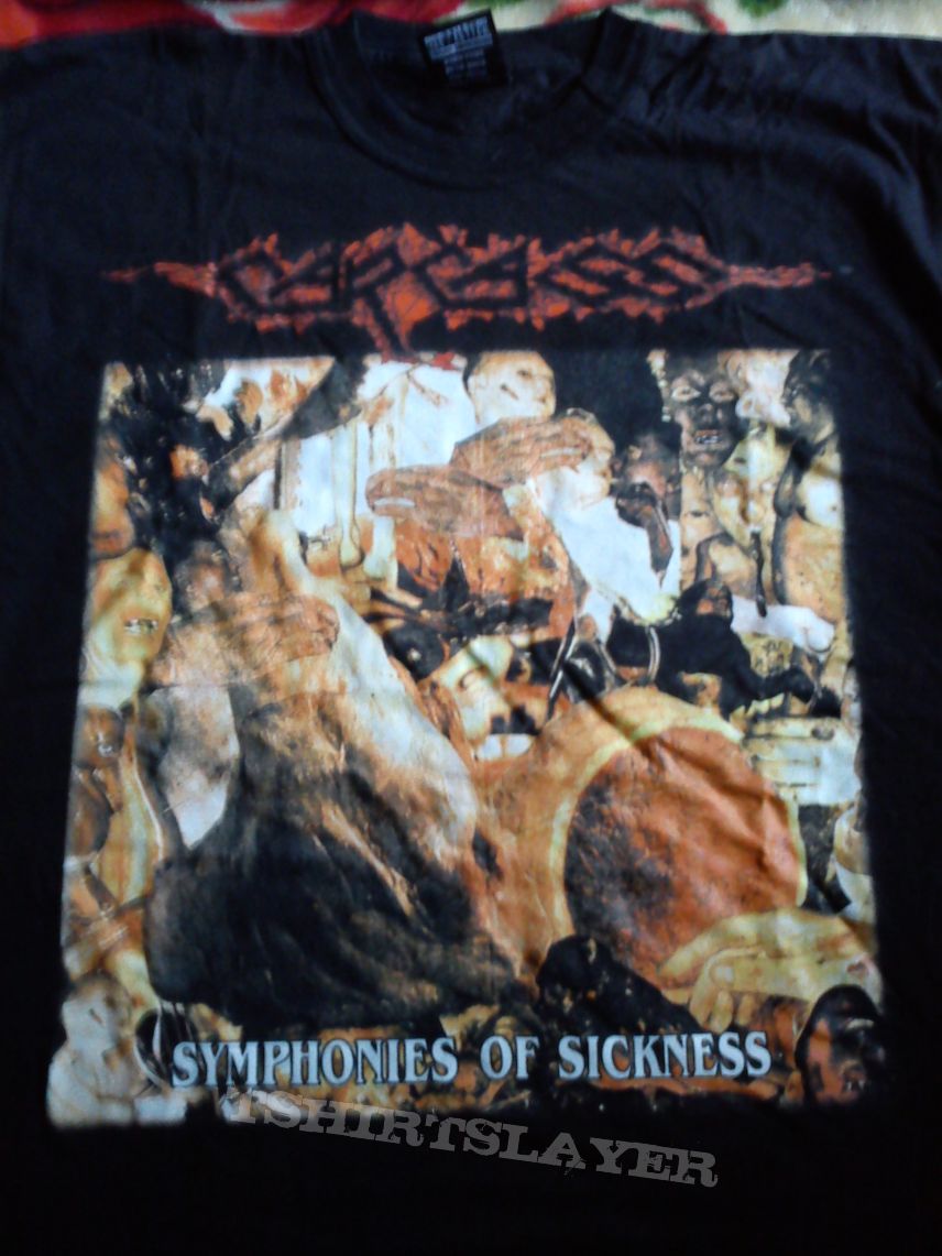 Carcass Symphonies Of Sickness rare T-Shirt