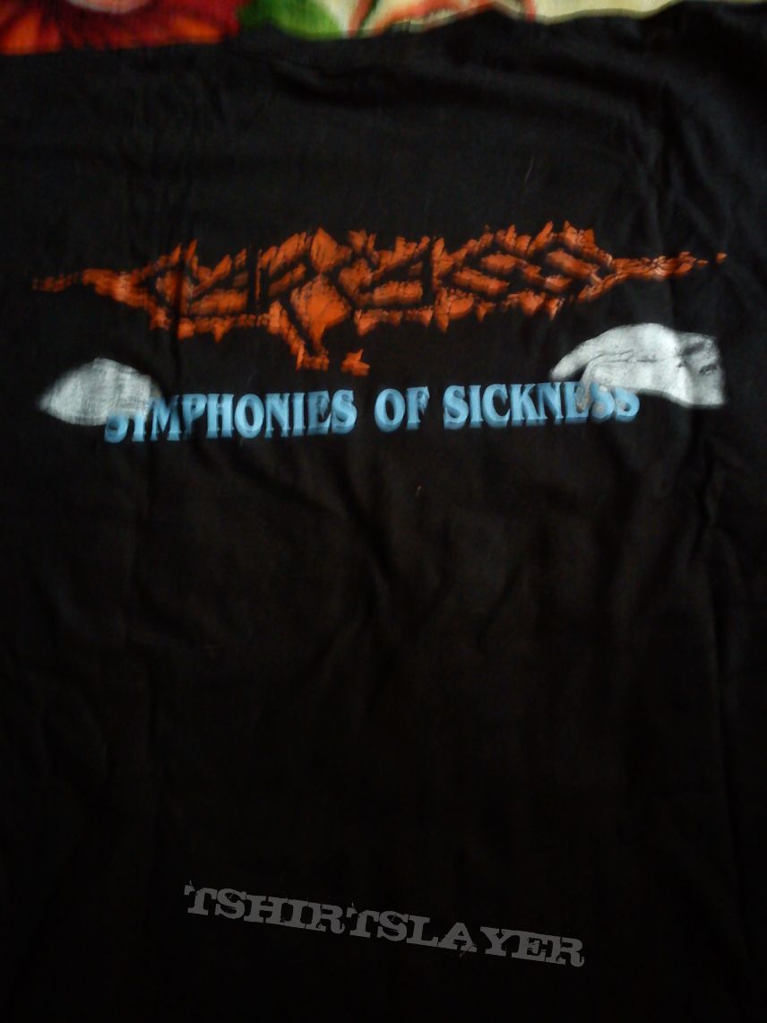 Carcass Symphonies Of Sickness rare T-Shirt