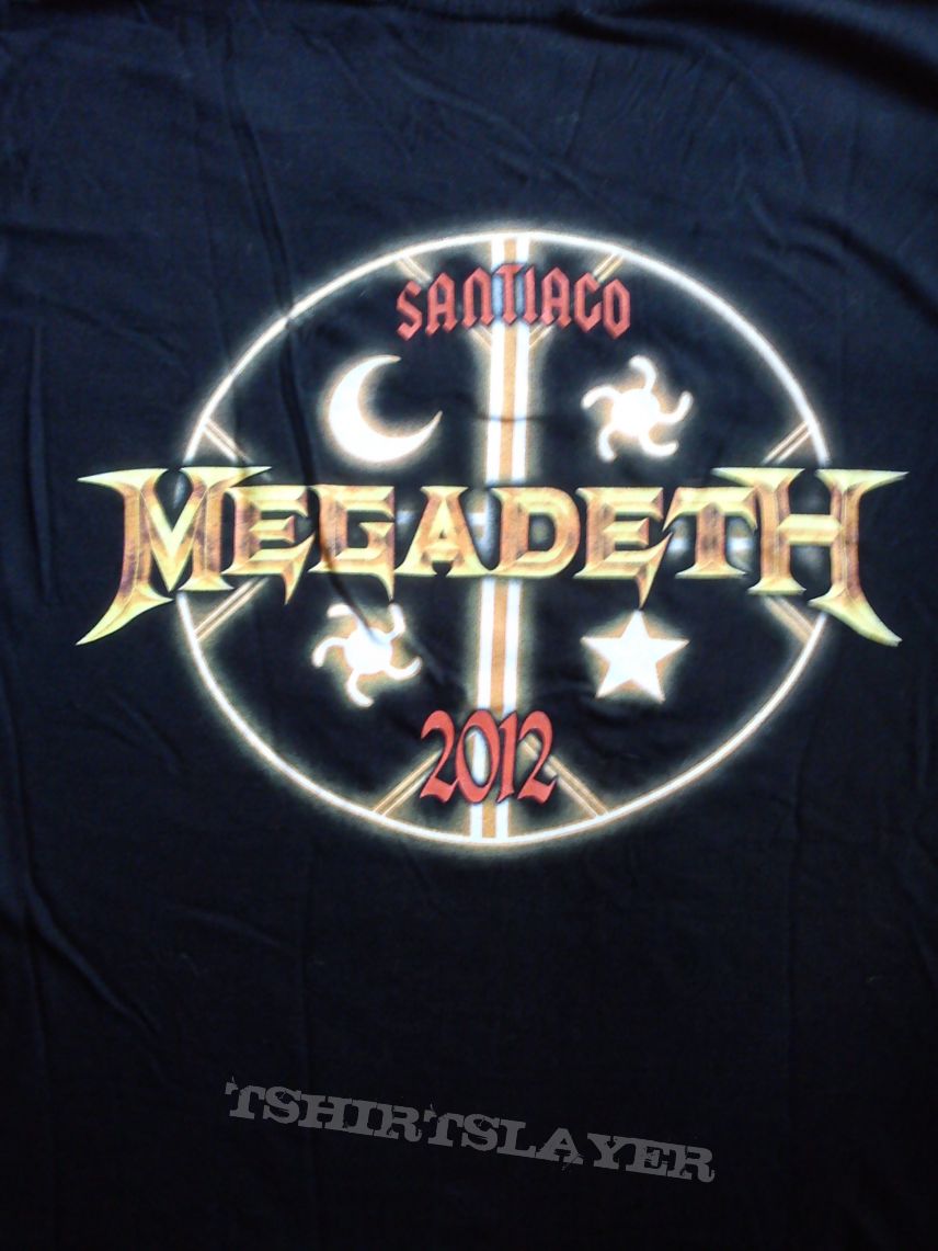 Megadeth - Chilean 2012, special tshirt,  Rattlehead Mapuche editions