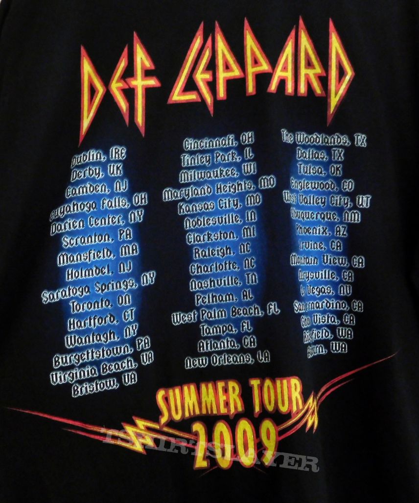 DEF LEPPARD 2009 Tour Shirt