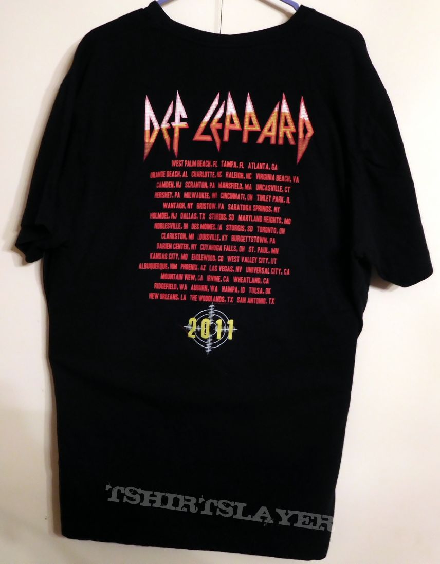 DEF LEPPARD 2011 Tour Shirt - Mirror Ball