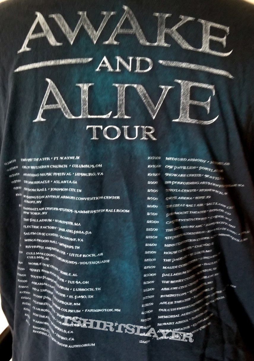 SKILLET 2009 Concert Tour Shirt - L - Awake and Alive