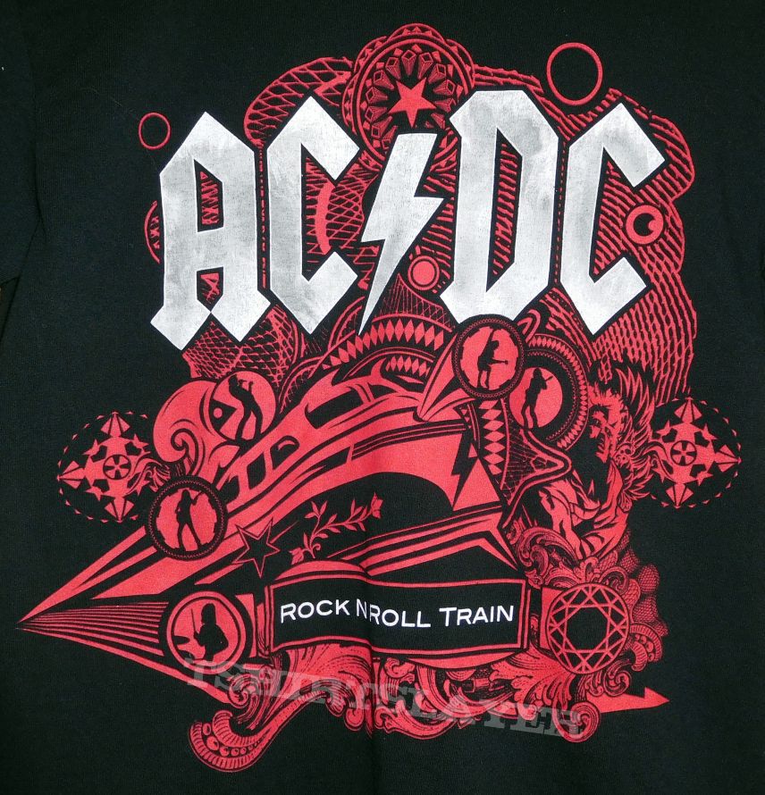 AC/DC 2008 2009 Tour Shirt - Rock N Roll Train | TShirtSlayer TShirt and  BattleJacket Gallery