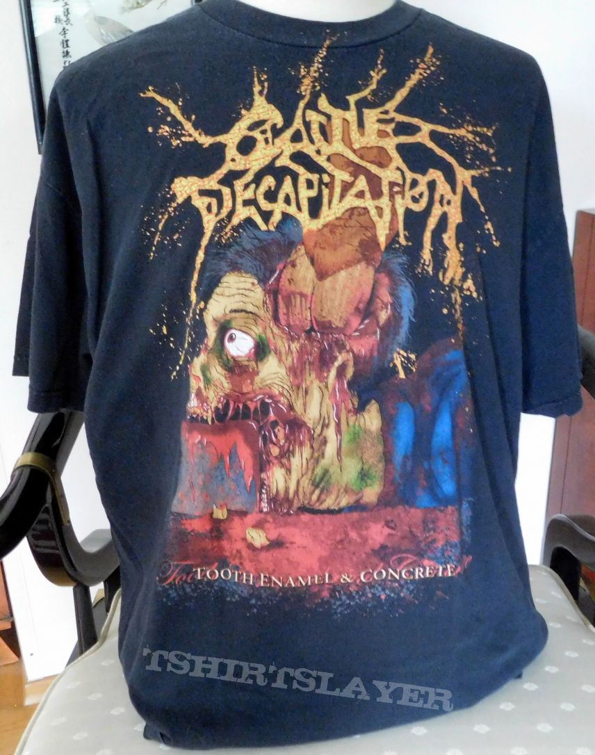 CATTLE DECAPITATION 2 Sided T Shirt - Tooth Enamel and Concrete CATTLE DECAPITATION 2 Sided T Shirt - Tooth Enamel and Concrete