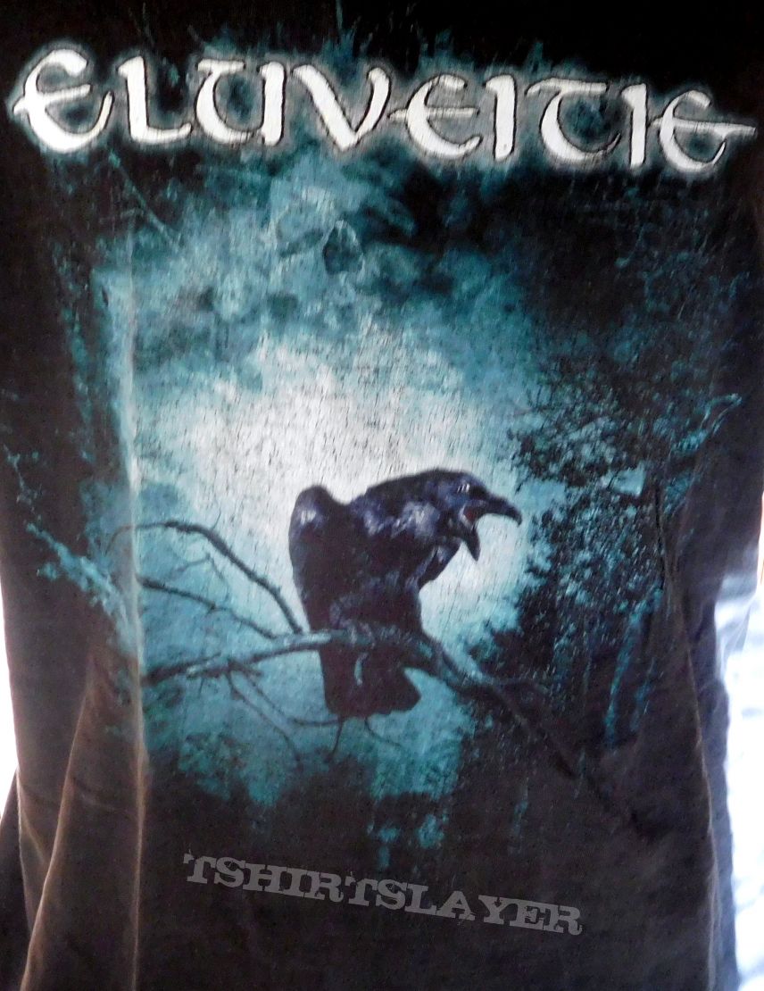 ELUVEITIE 2 Sided T Shirt- 2XL - Quoth The Raven