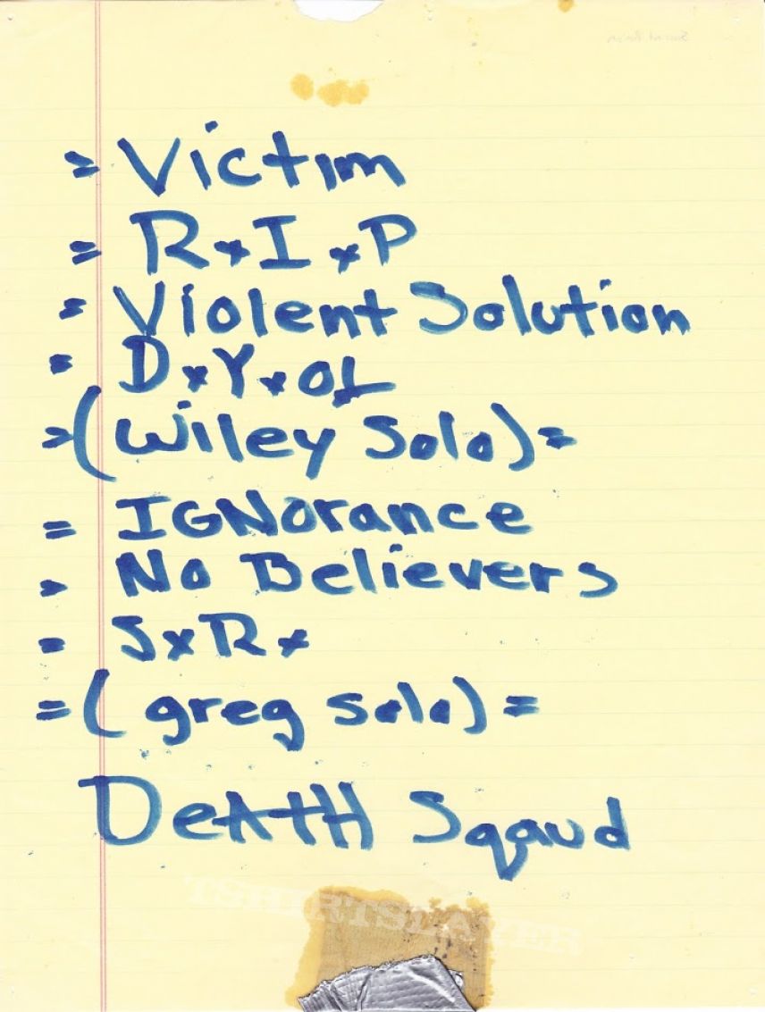 Sacred Reich Setlist