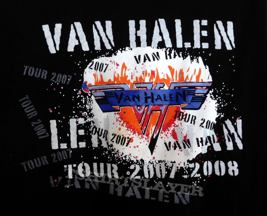 VAN HALEN 2007 2008 Concert Tour Shirt