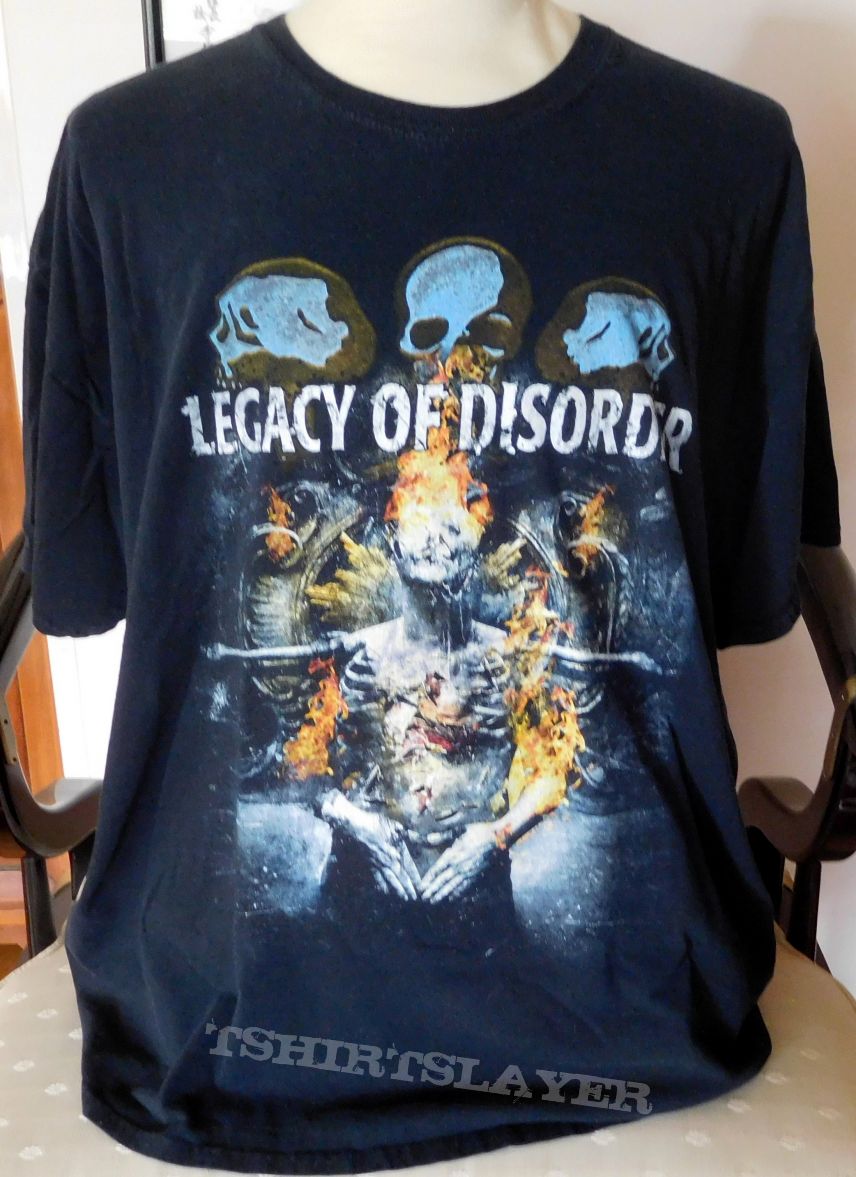 LEGACY OF DISORDER 2 Sided Shirt - 2XL  - Last Man Standing