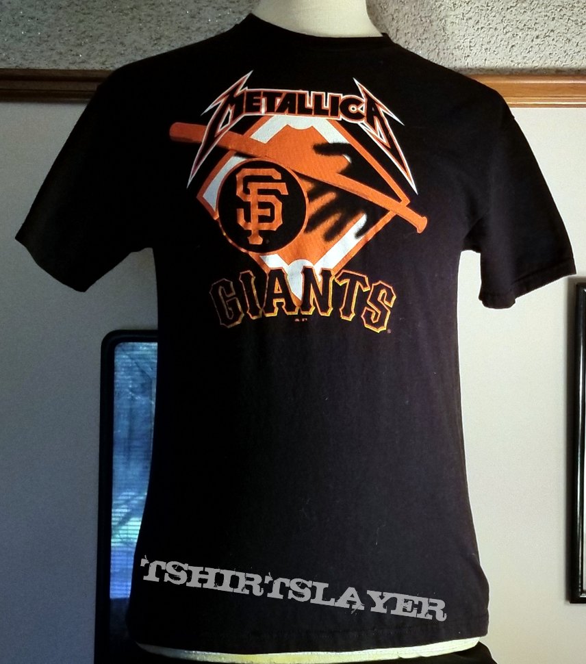 METALLICA SF Giants 2014 Shirt - M - HIT &#039;EM ALL - MLB Baseball