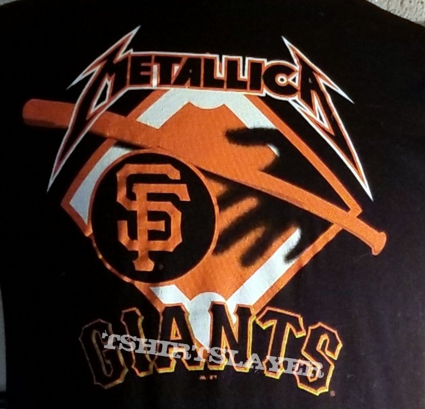 METALLICA SF Giants 2014 Shirt - M - HIT 'EM ALL - MLB Baseball