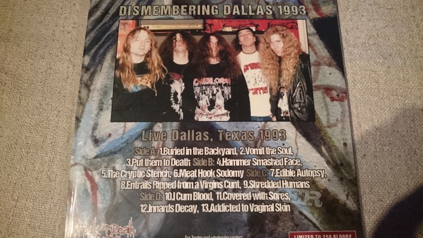 Cannibal Corpse  Dismembering Dallas LP