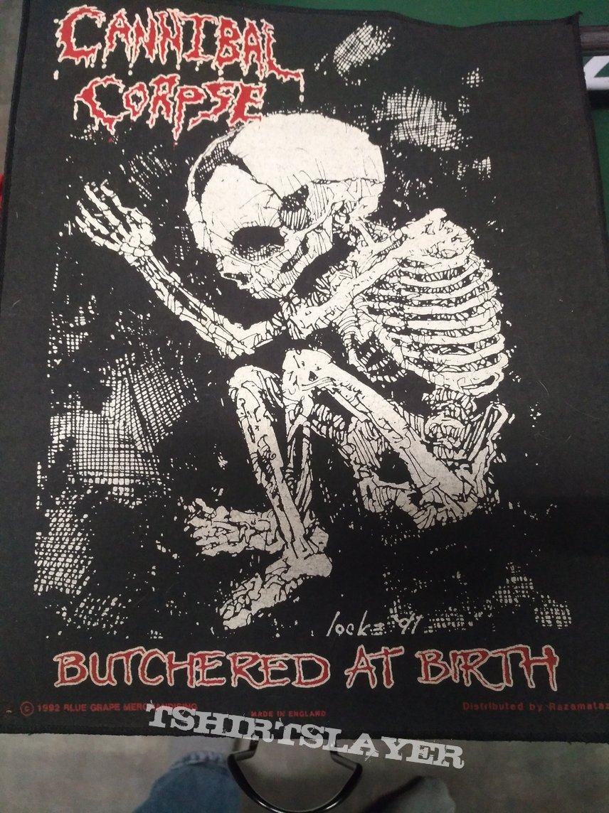 Cannibal Corpse Butchered at Birth Backpatch