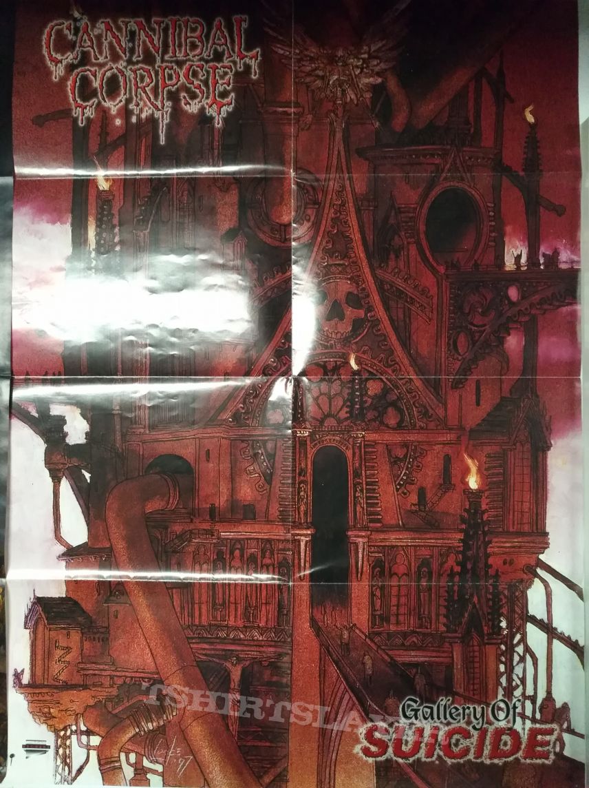 Cannibal Corpse Gallery of Suicide Poster