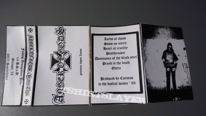 Grausamkeit/Anger of Gods promo tape 2000 Pink Green 666 Split Tape