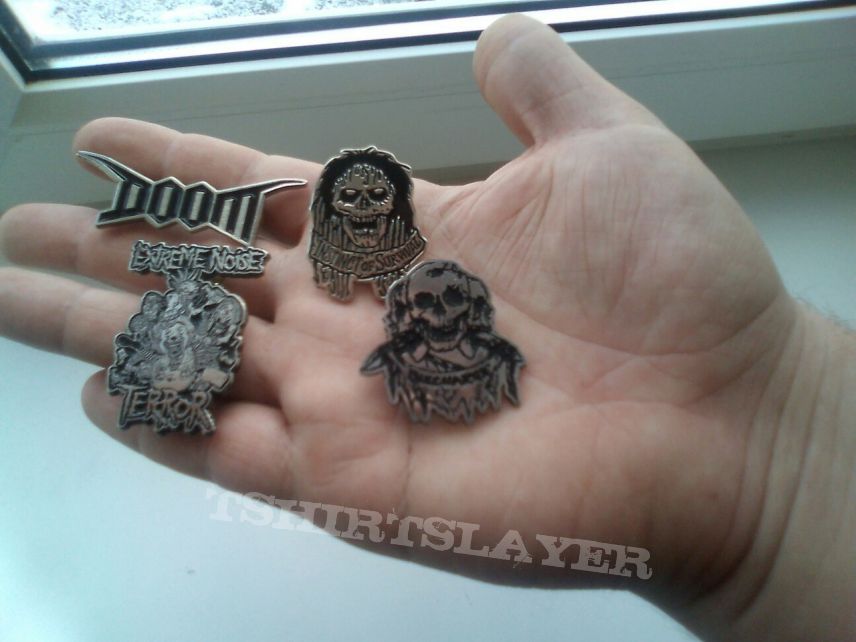 Doom Metal pins 