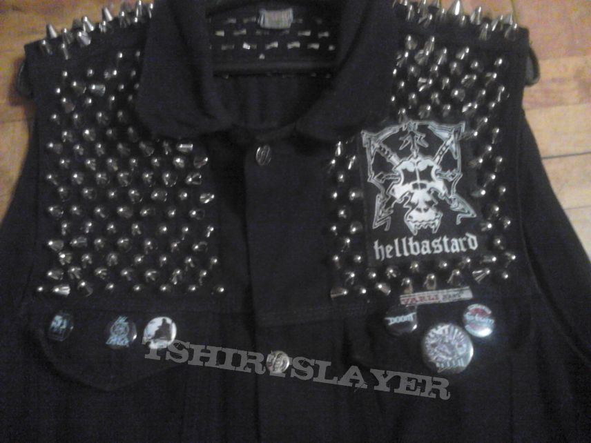 Sacrilege crust punk battle jacket