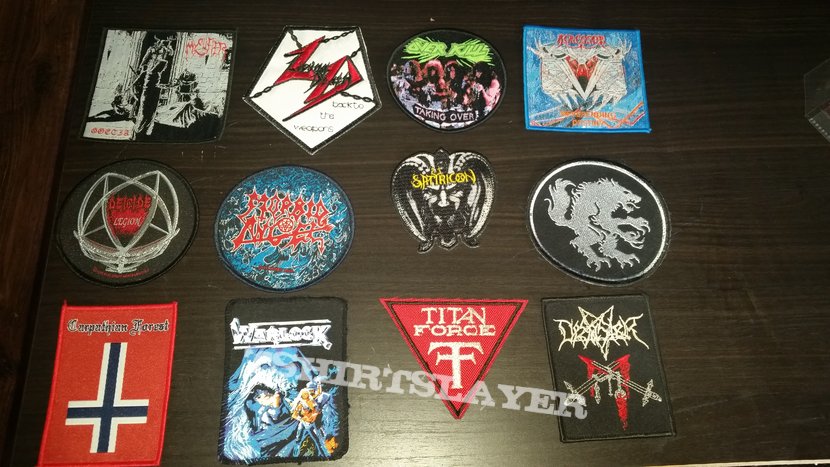 Deicide Original and bootleg woven patches