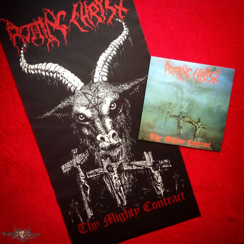 ROTTING CHRIST: official &#039;Thy Mighty Contract&#039; art flag