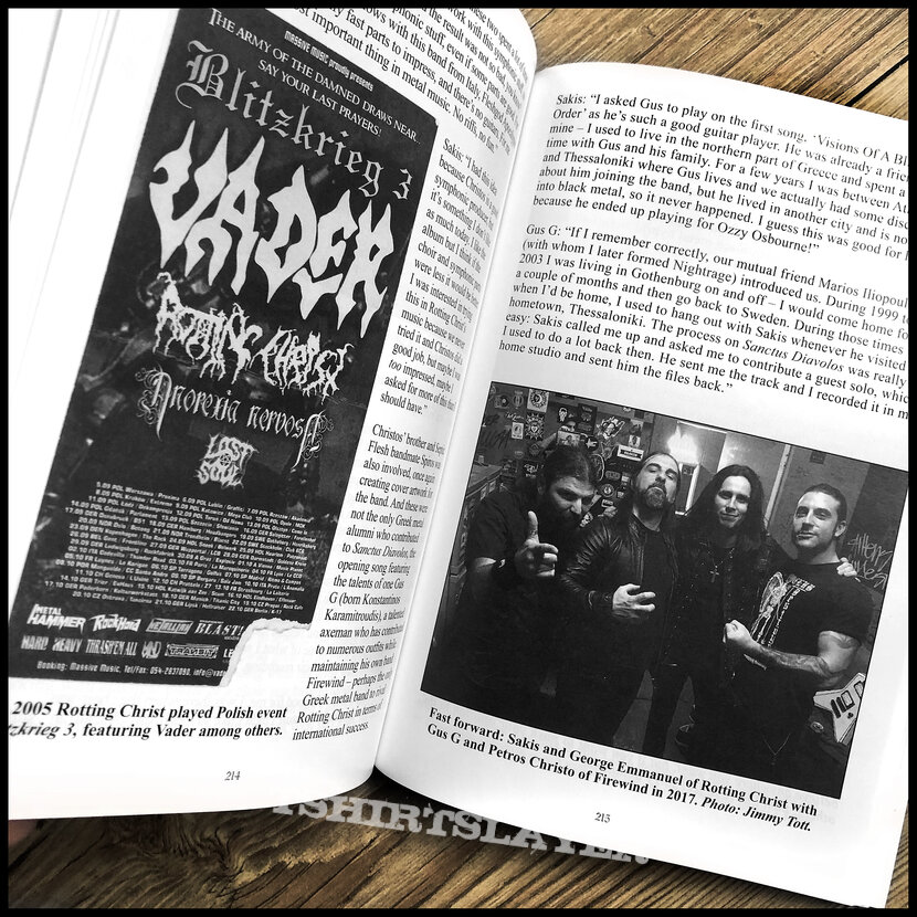NON SERVIAM: The Official Story of ROTTING CHRIST paperback book