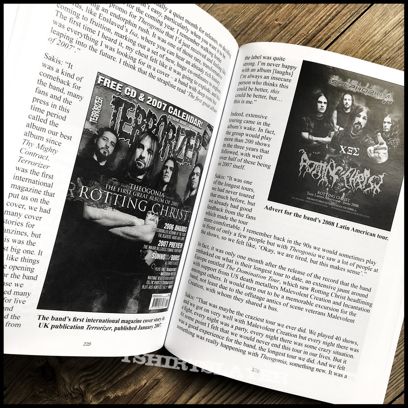 NON SERVIAM: The Official Story of ROTTING CHRIST paperback book