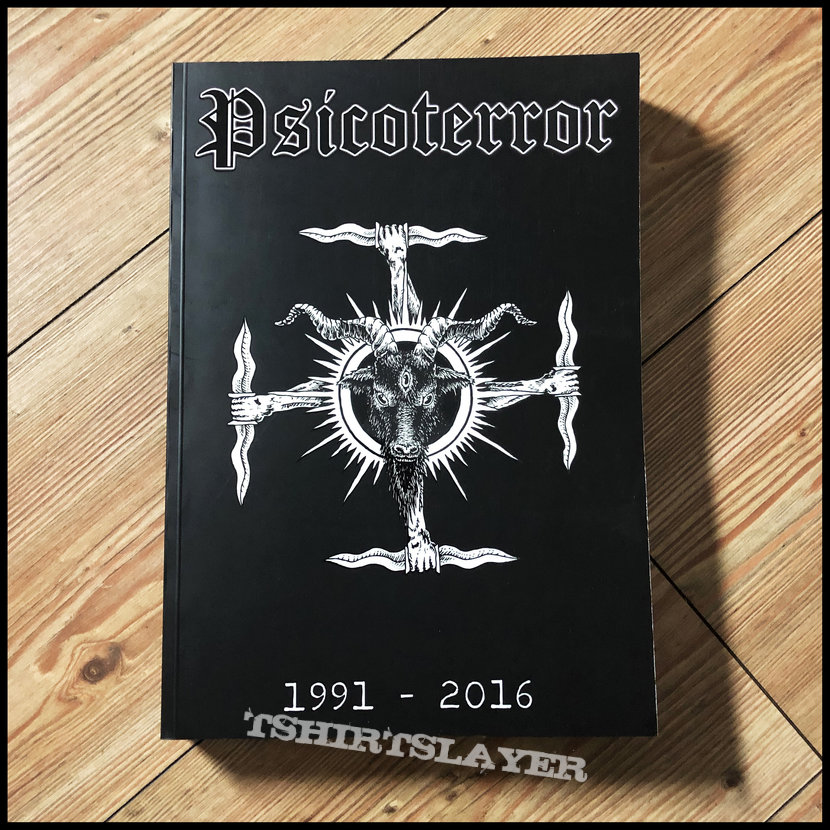 Abigor PSICOTERROR 1991-2016 book [massive black metal, death metal and industrial fanzine anthology]