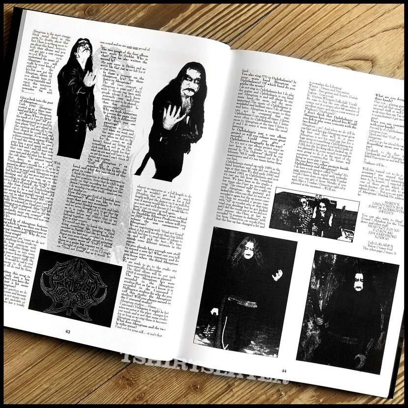 Mayhem SKOGEN ZINE ANTHOLOGY 1993-1996 hardback book (90s black metal interviews)