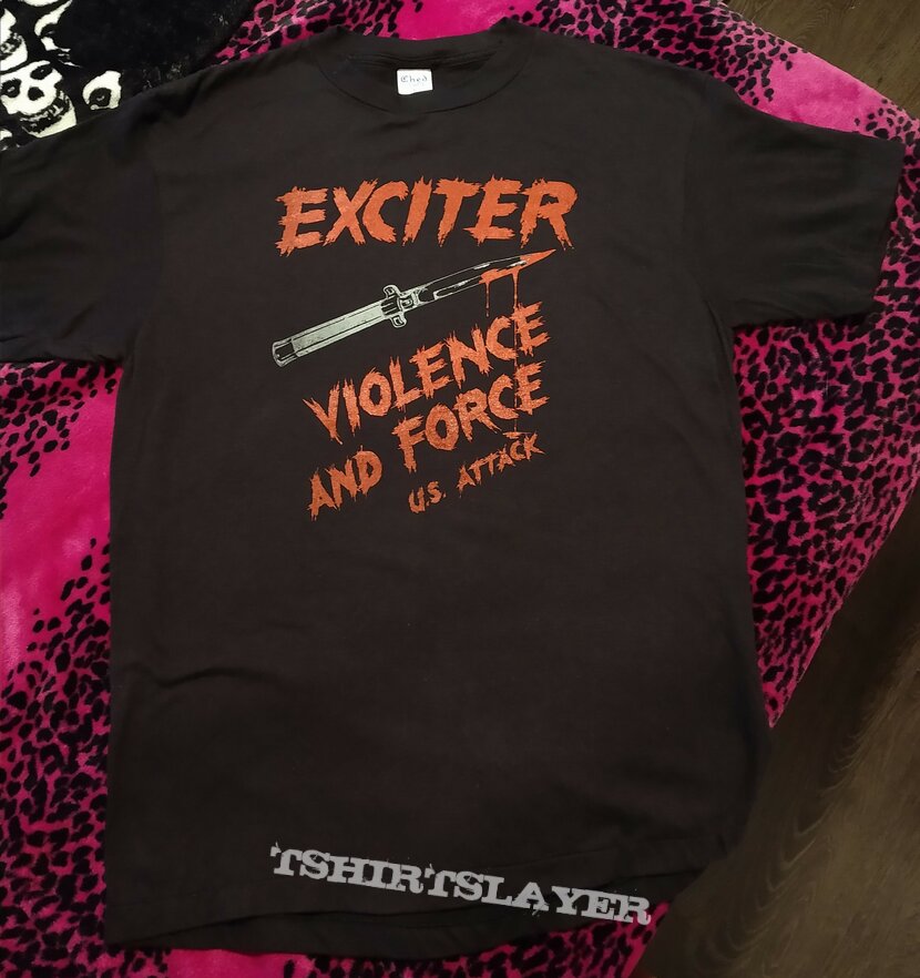 Exciter - Violence and Force U.S. Attack Tour Shirt