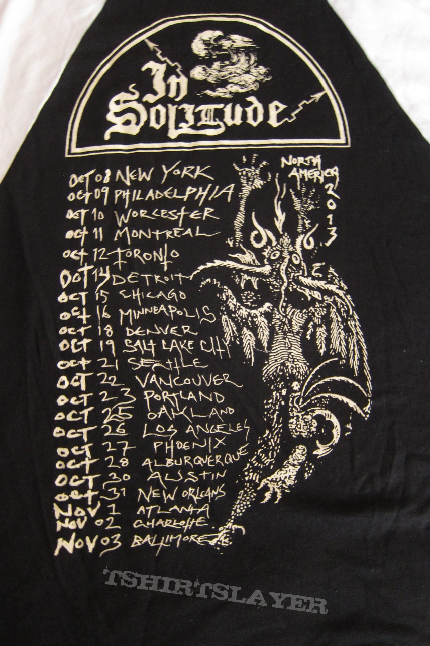 In Solitude - US tour baseball jersey