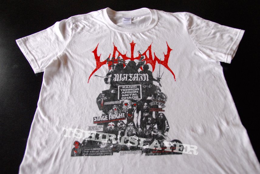 Watain tour t-shirt white, 2018