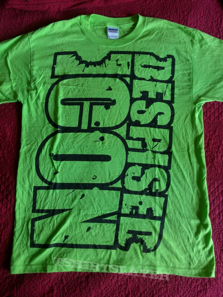 Despised Icon Fluorescent green logo t-shirt