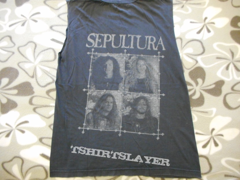 Sepultura - Chaos AD / tshirt with cutsleeves