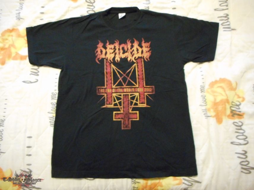 Deicide - The end of the world Tour 2013 / tshirt