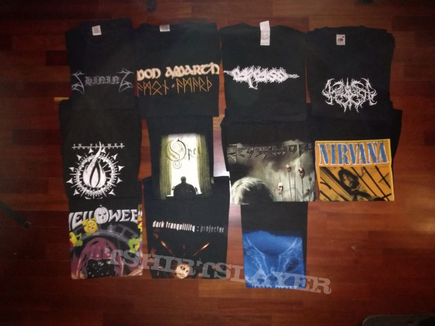 Lot of shirts (Shining, Carcass, Amon Amarth, Opeth...)