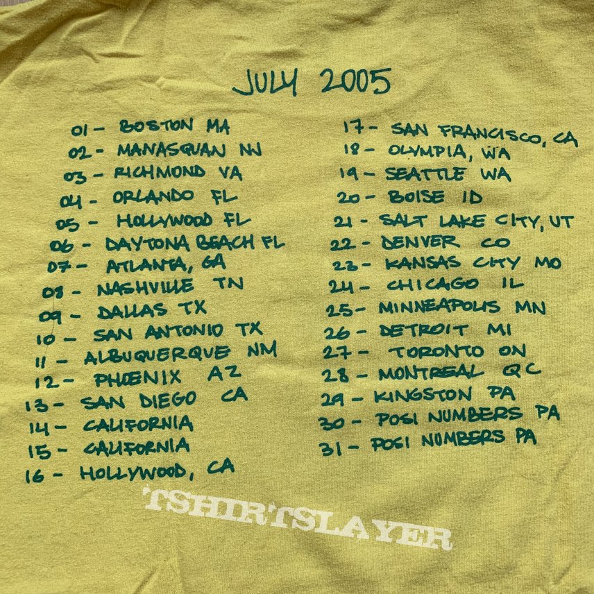 Justice - US Tour 2005 shirt