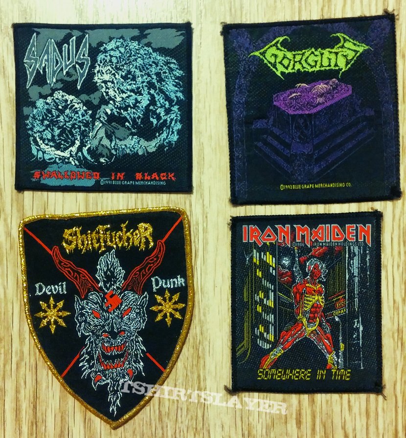 Sadus some vintage patches (and shitfucker)