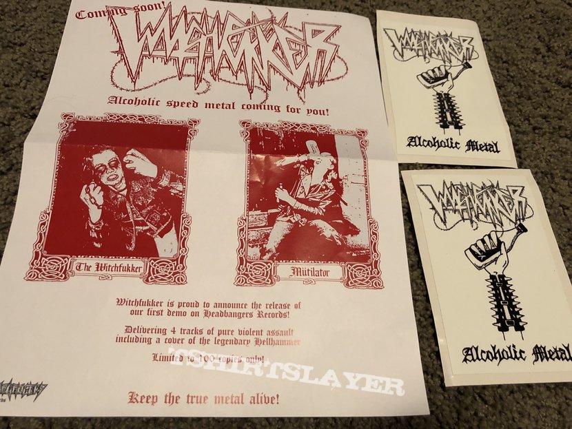 Witchfukker Alcoholic Metal demo