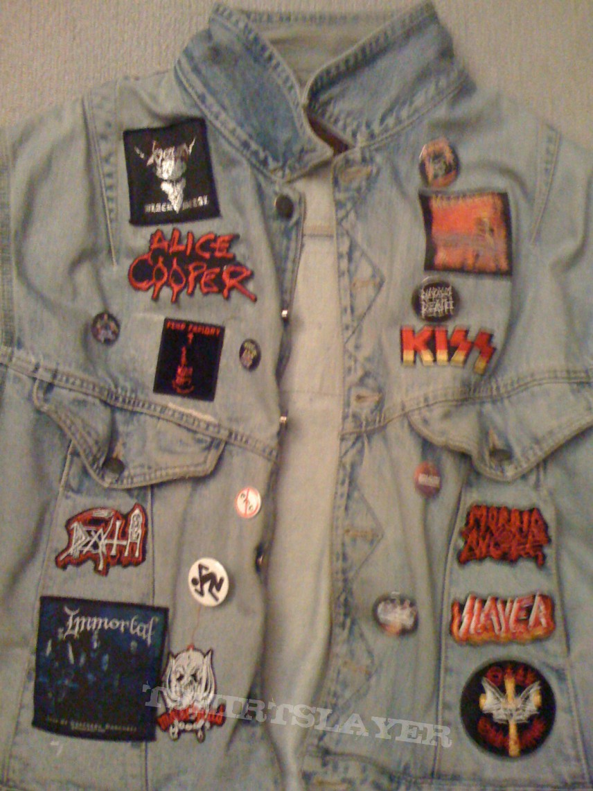 Slayer My First attempt at a battle jacket/metal vest