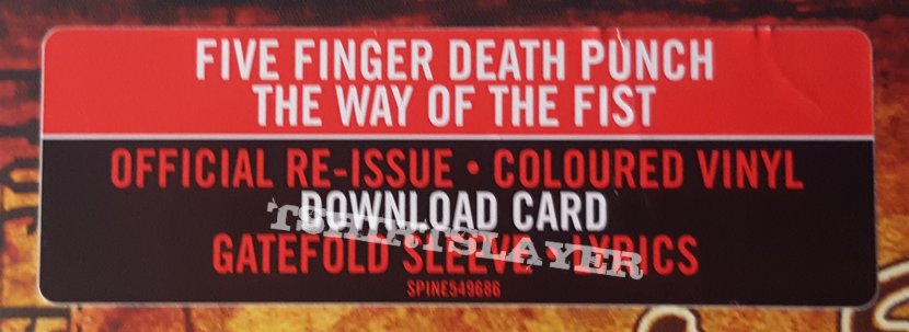 Five Finger Death Punch FFDP - The Way of the Fist Red Vinyl