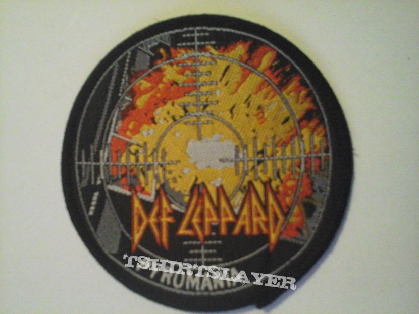 1980s  Def leppard Pyromania patch