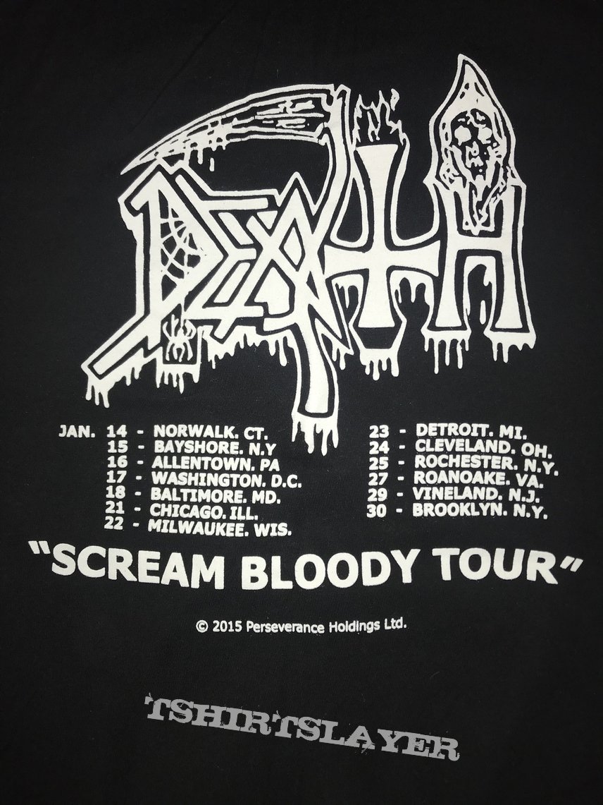 Death scream tour reprint