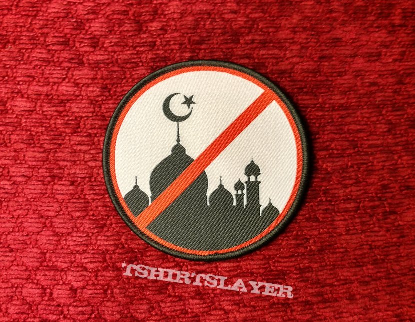 Anti-Islam Anti-Mosque patch