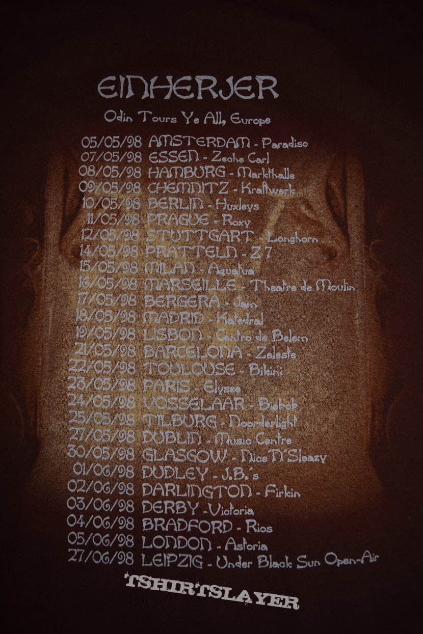 Einherjer - Odin Own Ye All Tour Shirt 1998 Einherjer - Odin Own Ye All Tour Shirt 1998