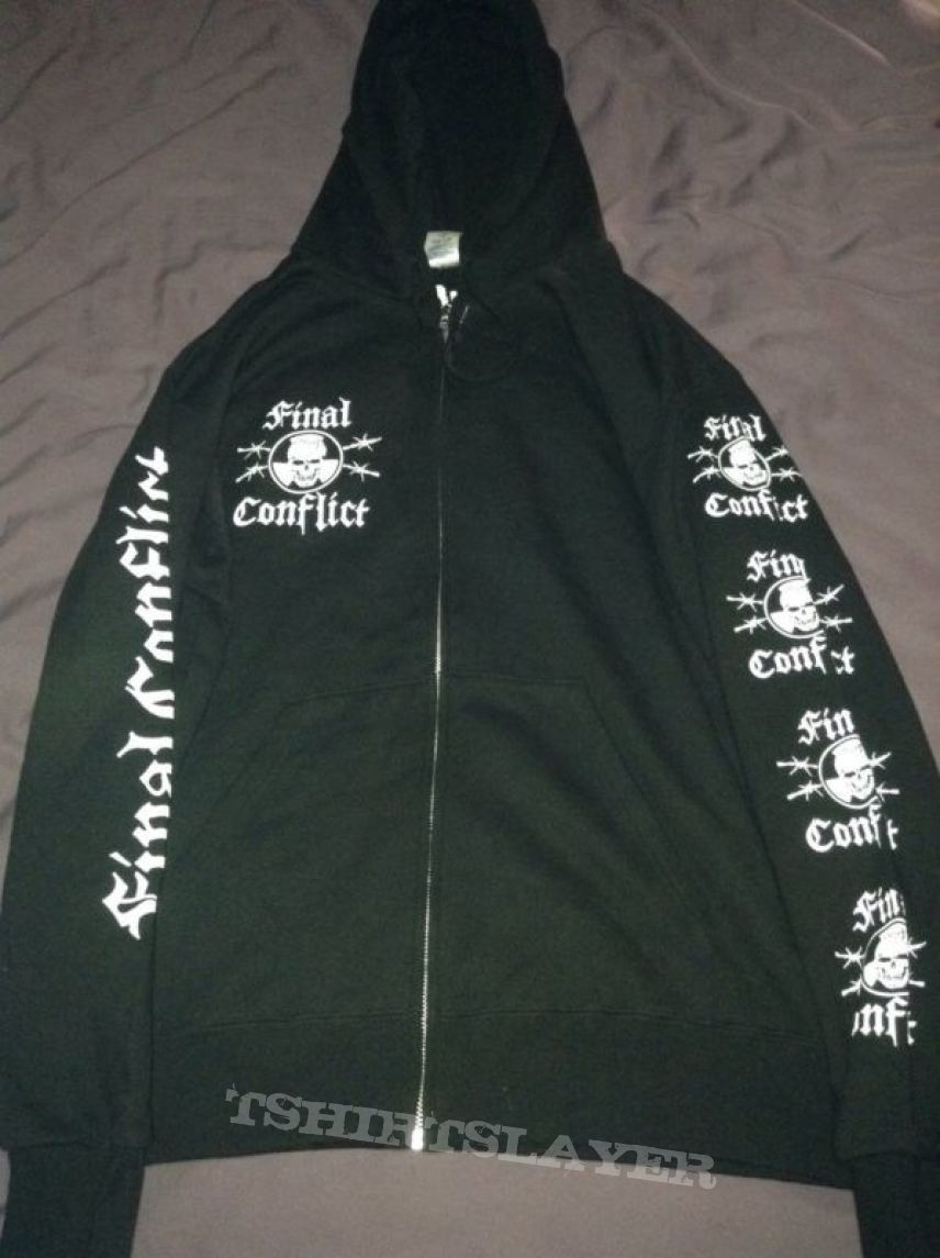 Final Conflict zip up hoodie 