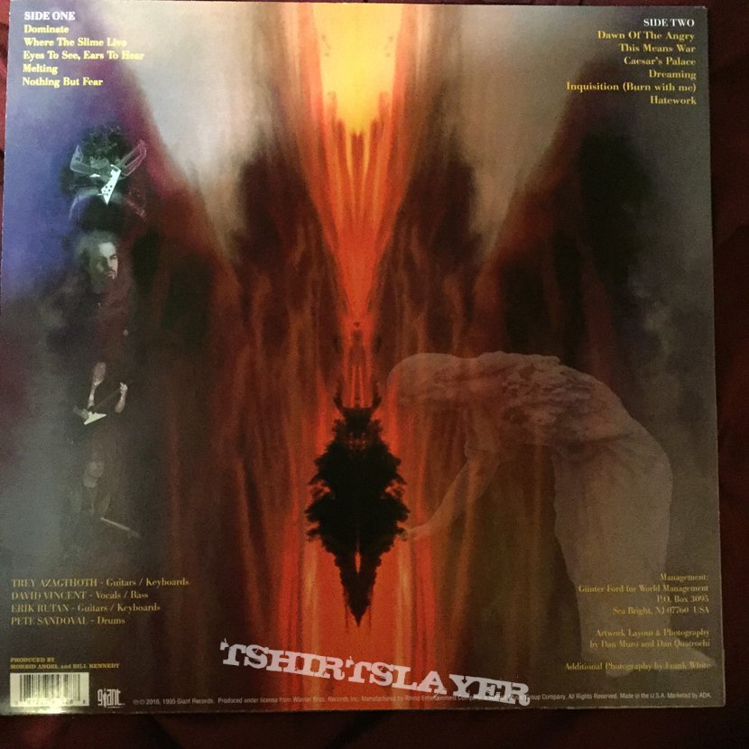 Morbid Angel - Domination alternate cover LP