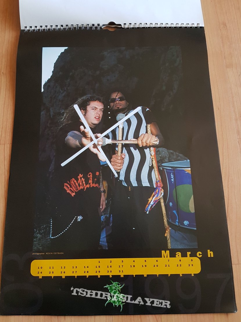 Sepultura - Official 1997 Calendar