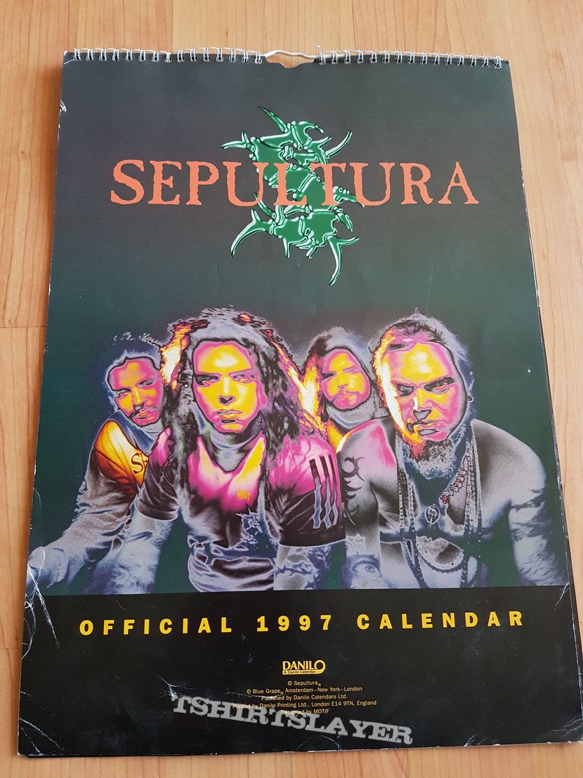 Sepultura - Official 1997 Calendar