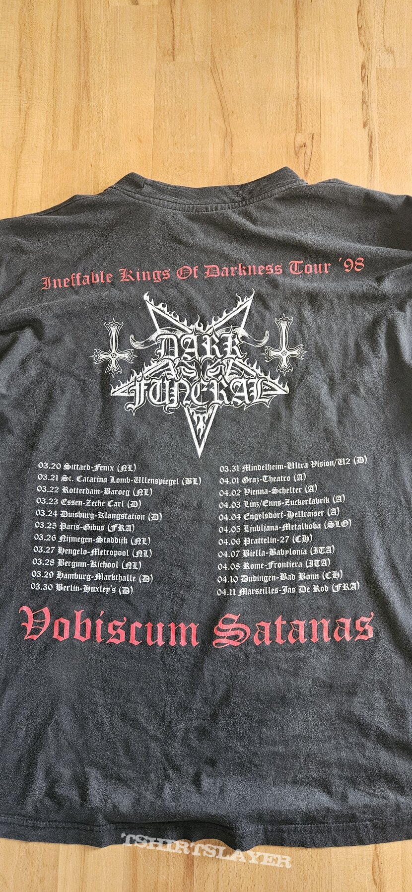 Dark Funeral Tour 1998