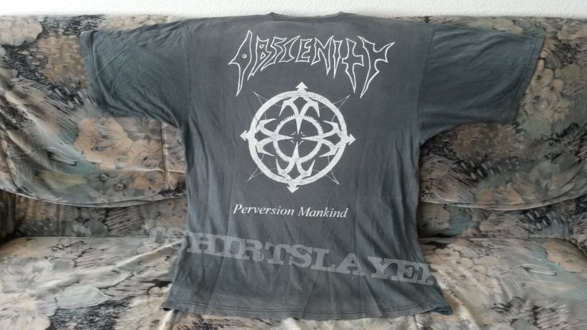 Obscenity &quot;Perversion Mankind&quot; original shirt from 1994